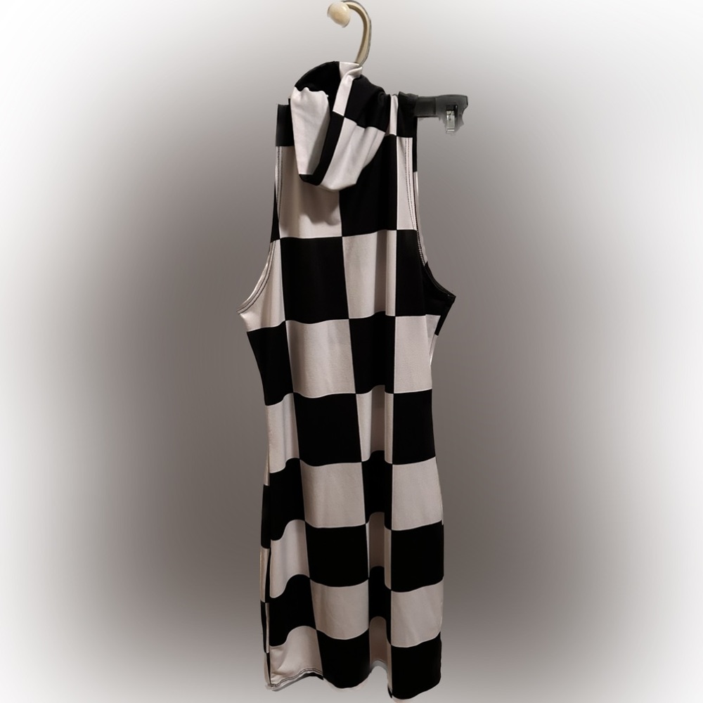 Checkered Body Central Mini Bodycon Dress size s